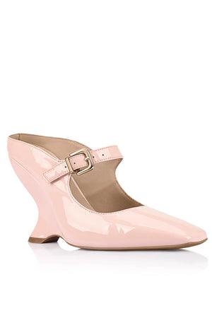 Lana Wilkinson Quinn Wedge | Blush Pink