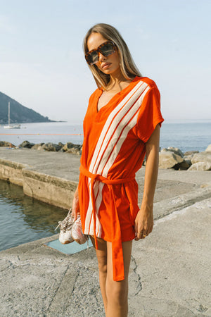 Araminta James Tropiques Terry Dess | Apple Red