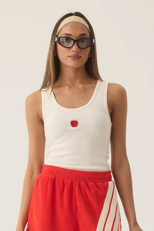 Araminta James Manzana Rib Tank | Coconut