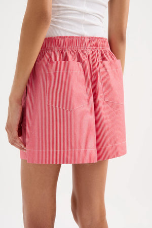 Nude Lucy Anoul Stripe Short | Red