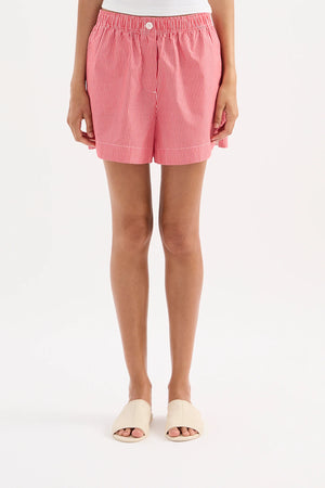 Nude Lucy Anoul Stripe Short | Red