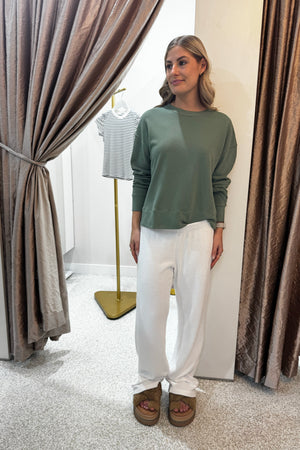 Perfect White Tee Tyler Pullover Sweatshirt | Aloe