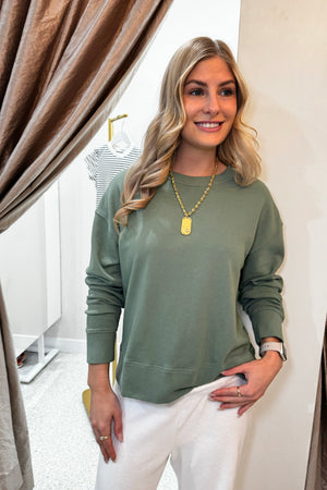 Perfect White Tee Tyler Pullover Sweatshirt | Aloe