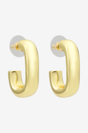 Liberte Kate Square Hoop | Gold