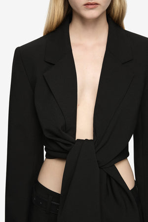 Bec + Bridge Eleanora Cropped Jacket | Black