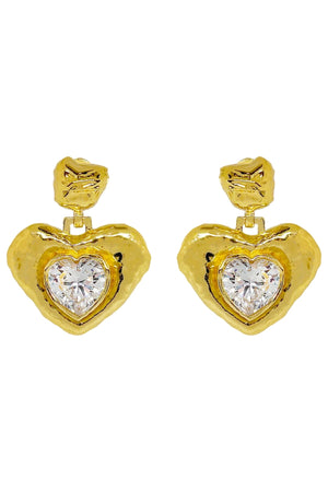 Mountain & Moon Suri Earrings | Gold