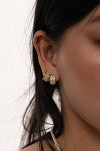 Mountain & Moon Florence Earrings | Gold