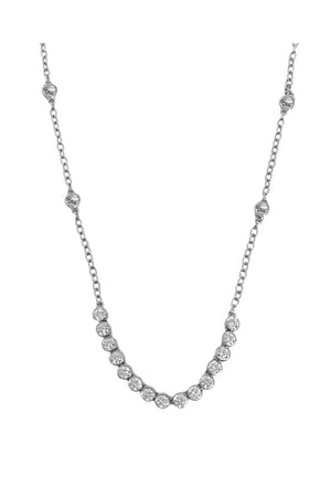 Mountain & Moon Ivy Necklace | Silver