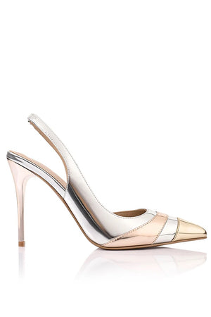By Lana Wilkinson Lou Lou Pump Slingback | Mixed Metals