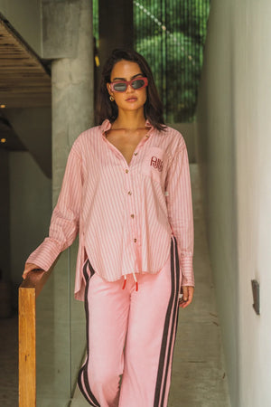 Araminta James Pocket Shirt | Blush Pink