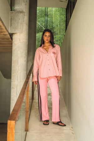 Araminta James Pocket Shirt | Blush Pink