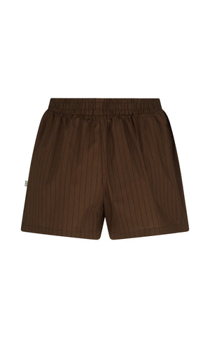 Araminta James Stripe Short | Mocha