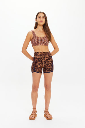 The Upside Solaris Harley Scoop Bra | Gingham || PRE-ORDER ETA 17/01/2028