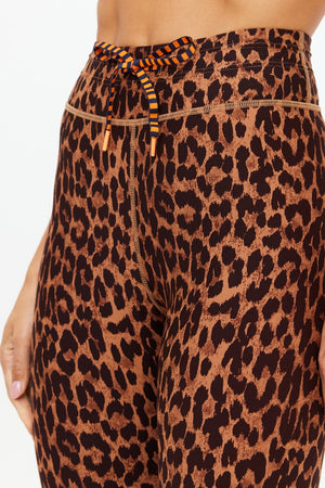 The Upside Malawi 25' Midi Pant | Leopard || PRE-ORDER ETA 17/01/2028