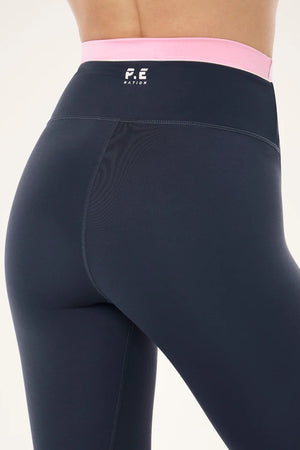 P.E Nation Reflect Full Length Legging | Marine Blue