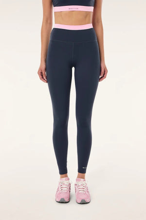 P.E Nation Reflect Full Length Legging | Marine Blue