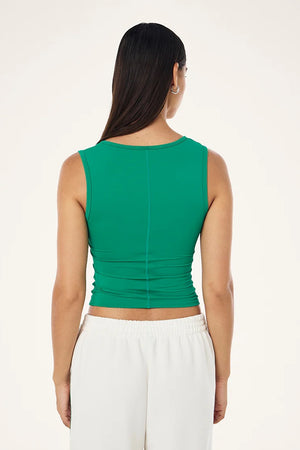 P.E Nation Refine Scoop Tank | College Green