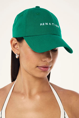 P.E Nation Shift Cap | College Green / Optic White