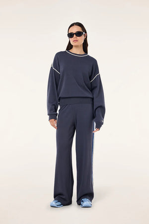 P.E Nation Retreat Knit Pant | Marine Blue