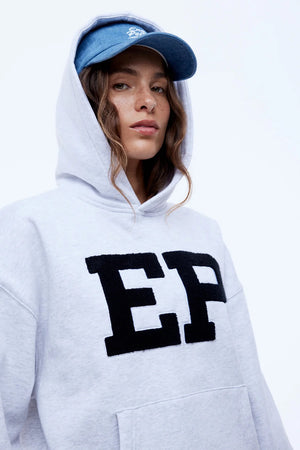 Ena Pelly EP Hoodie | White Marle || PRE-ORDER ETA 13/02/2026