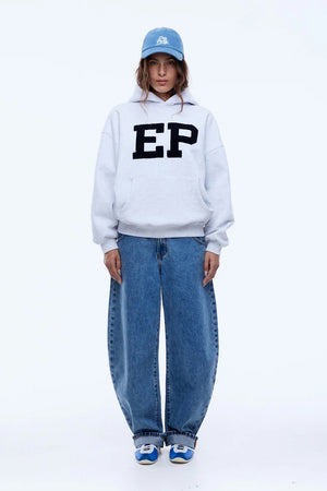 Ena Pelly EP Hoodie | White Marle || PRE-ORDER ETA 13/02/2026