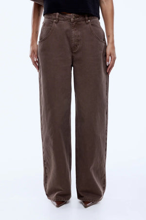 Ena Pelly Leesa Denim Jean | Washed Mocha