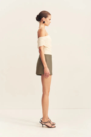 Shona Joy Asher Wrap Skort | Rock