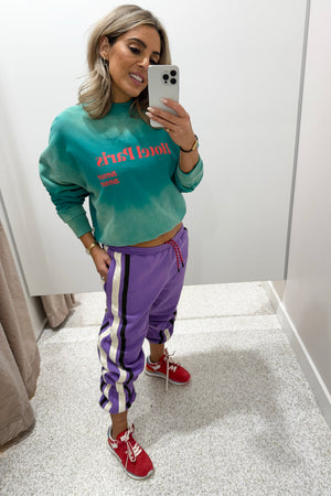 Araminta James Hotel Paris Sweatshirt | Washed Ocean Green