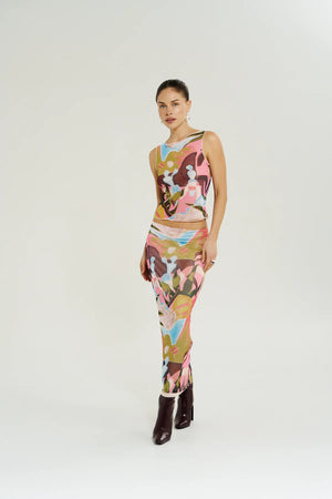 Summi Summi Mesh Maxi Skirt | Wonderland