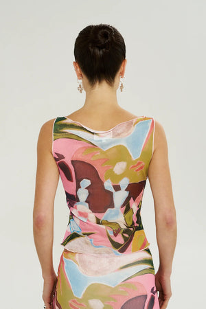 Summi Summi Mesh Boatneck Top | Wonderland