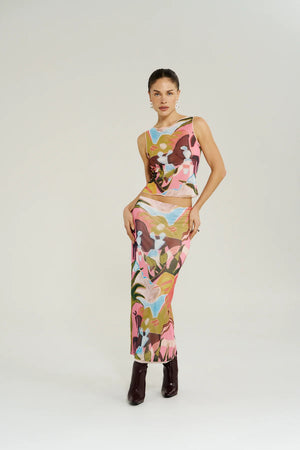 Summi Summi Mesh Boatneck Top | Wonderland