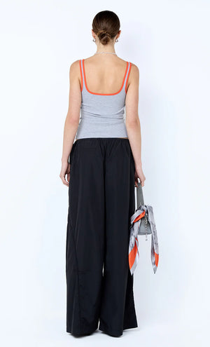 Bec + Bridge Lana Square Neck Tank | Grey Marle / Tangerine