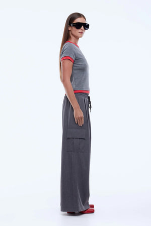 Ena Pelly Maya Utility Pant | Charcoal