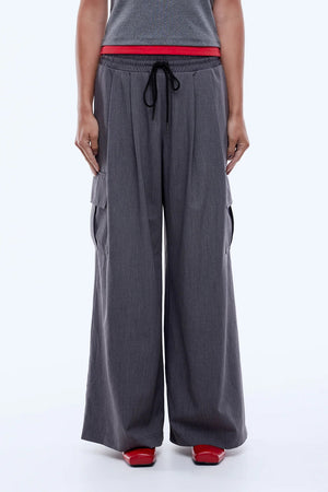 Ena Pelly Maya Utility Pant | Charcoal