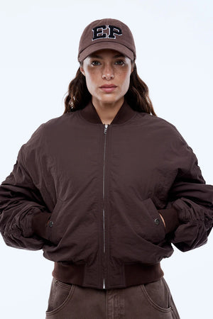 Ena Pelly Lulu Bomber | Mocha || BEST SELLER RESTOCKED