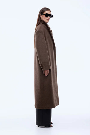 Ena Pelly Scarlet Coat | Espresso
