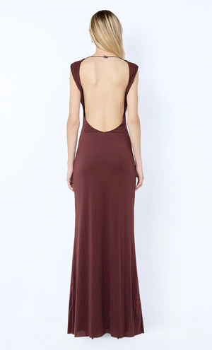 Bec + Bridge Brigitte Cowl Neck Maxi Dress | Blackberry