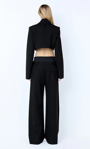 Bec + Bridge Mirren Cropped Blazer | Black