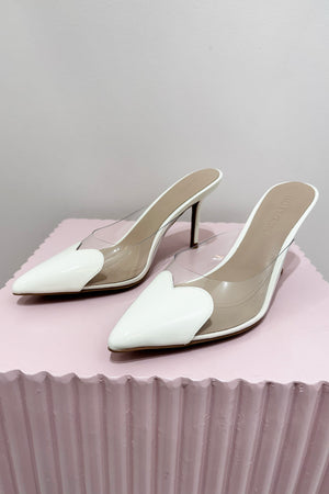 Lana Wilkinson Raquel Stiletto Heel | White Patent