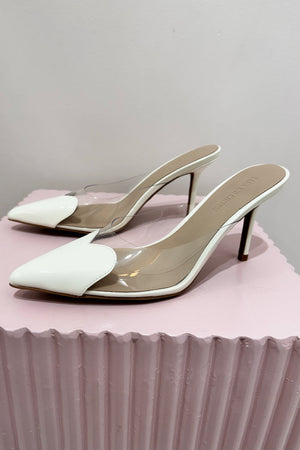 Lana Wilkinson Raquel Stiletto Heel | White Patent