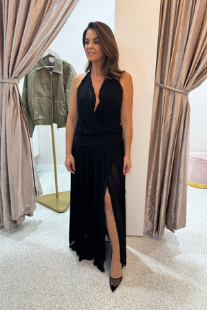 Bec + Bridge Jasmin V Maxi Dress | Black