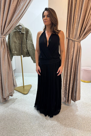 Bec + Bridge Jasmin V Maxi Dress | Black