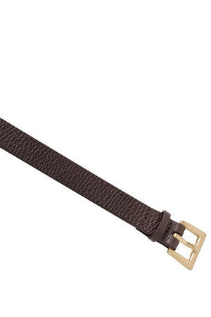 Status Anxiety Part Of Me Belt | Chocolate/Gold