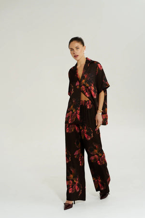 Summi Summi Wide Leg Pant | Chocolate Petals
