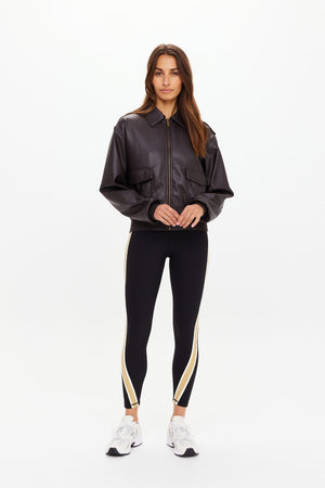 The Upside Zariah Bomber Jacket | Ebony