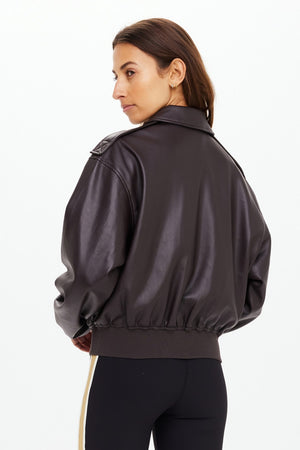 The Upside Zariah Bomber Jacket | Ebony