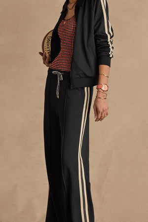 The Upside Empire Marine Wide Leg Pant | Meteorite