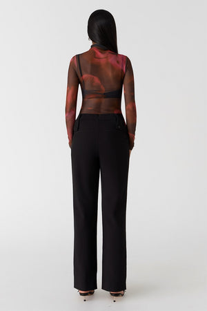 Misha Sandra Mesh Top | Wonderland / Mulberry