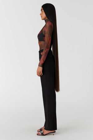 Misha Sandra Mesh Top | Wonderland / Mulberry