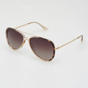 Locello Lexie Sunglasses | Tea Tortoiseshell / Gold Brown